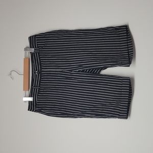 Bianca Nygard ladies shorts double button pinstripe size 12